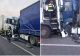 Accident grav pe DN1. Două TIR-uri s-au ciocnit - VIDEO