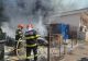 Incendiu în curtea Spitalului Județean Piatra Neamț. Intervenție masivă a pompierilor, în urma unor mari degajări de fum 