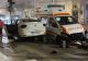 Ambulanță cu un deținut, lovită în plin de un autoturism, pe Calea Victoriei