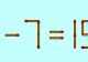 TEST IQ de weekend! În cât timp poți corecta ecuația 1 - 7 = 15