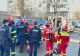 INCENDIU cu degajare mare de fum într-un bloc din Galați. O persoană, transportată la spital cu arsuri 