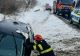 Grav accident rutier pe DN5. Un șofer a sărit cu mașina de pe șosea în câmp