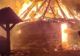 Incendiu devastator! Biserica din lemn de la Muzeul Satului Bănăţean din Timișoara a fost mistuită de flăcări - FOTO&VIDEO