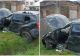 Accident grav în Argeș! Două mașini s-au ciocnit violent. Femeie, blocată între fiarele contorsonate 