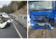 Accident DEZASTRUOS pe o șosea din România: un cetățean italian a adormit la volan și s-a izbit frontal de un camion