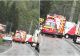 Trafic blocat pe DN1, între Ploiești și Brașov. Două mașini s-au ciocnit violent, iar o autoutilitară a luat foc 