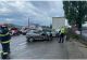 Accident în județul Bistrița. Doi bărbați au fost răniți, după ce două mașini s-au ciocnit violent