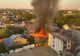 VIDEO. Incendiu puternic în sectorul 2 al Capitalei: flăcări și fum dens la mai multe case de pe strada Sulfului