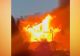 Incendiu devastator la o pensiune din Râșnov: clădirea a fost mistuită de flăcări