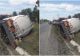 Alertă în județul Suceava. O cisternă încărcată cu 16 tone de motorină s-a răsturnat la Dolhasca 