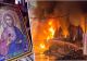 Icoană cu Iisus Hristos, intactă în urma incendiului masiv de la Dragonul Roșu. Oamenii spun că este o adevărată minune 