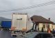 Circulație îngreunată pe Valea Oltului după coliziunea a două TIR-uri | FOTO