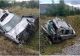 Accident feroviar în județul Suceava. Bărbat rămas încarcerat într-o mașină lovită de tren