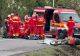 Accident fatal pe un drum din Mureș: doi bărbați au murit după ce motocicleta lor s-a ciocnit cu două autoturisme