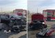 Accident violent pe DN2A. Zeci de salvatori mobilizați, a fost trimis și un elicopter SMURD - GALERIE FOTO