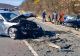 Impact violent pe DN 76. Două persoane scoase dintre fiarele contorsionate după un accident grav la Târnava de Criș - FOTO