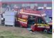 Ambulanță SMURD, lovită de tren în Timiș. Patru persoane au fost transportate la spital - VIDEO