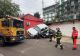 Accident spectaculos în Sălaj: o șoferiță de 74 de ani a căzut cu mașina într-o curte după o parcare nereușită