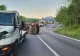 Accident pe DN 7, în judeţul Vâlcea. 7 persoane printre care şi trei copii, transportaţi la spital, după ce o autoutilitară s-a răsturnat