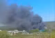 Incendiu la grădina zoologică din Zaharești: proprietarul a fost transportat la spital după ce a inhalat fum