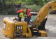 Pompierii intervin pentru salvarea unui bărbat surprins de o viitură pe un excavator. A fost salvat cu ajutorul unui elicopter SMURD 