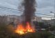 Incendiu în Capitală. O casă din lemn a ars în întregime. 6 autospeciale de stingere, prezente la fața locului - FOTO