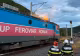 Incendiu la o locomotivă în Gara Sinaia. Trenul transporta motorină, intervenție de urgență a pompierilor