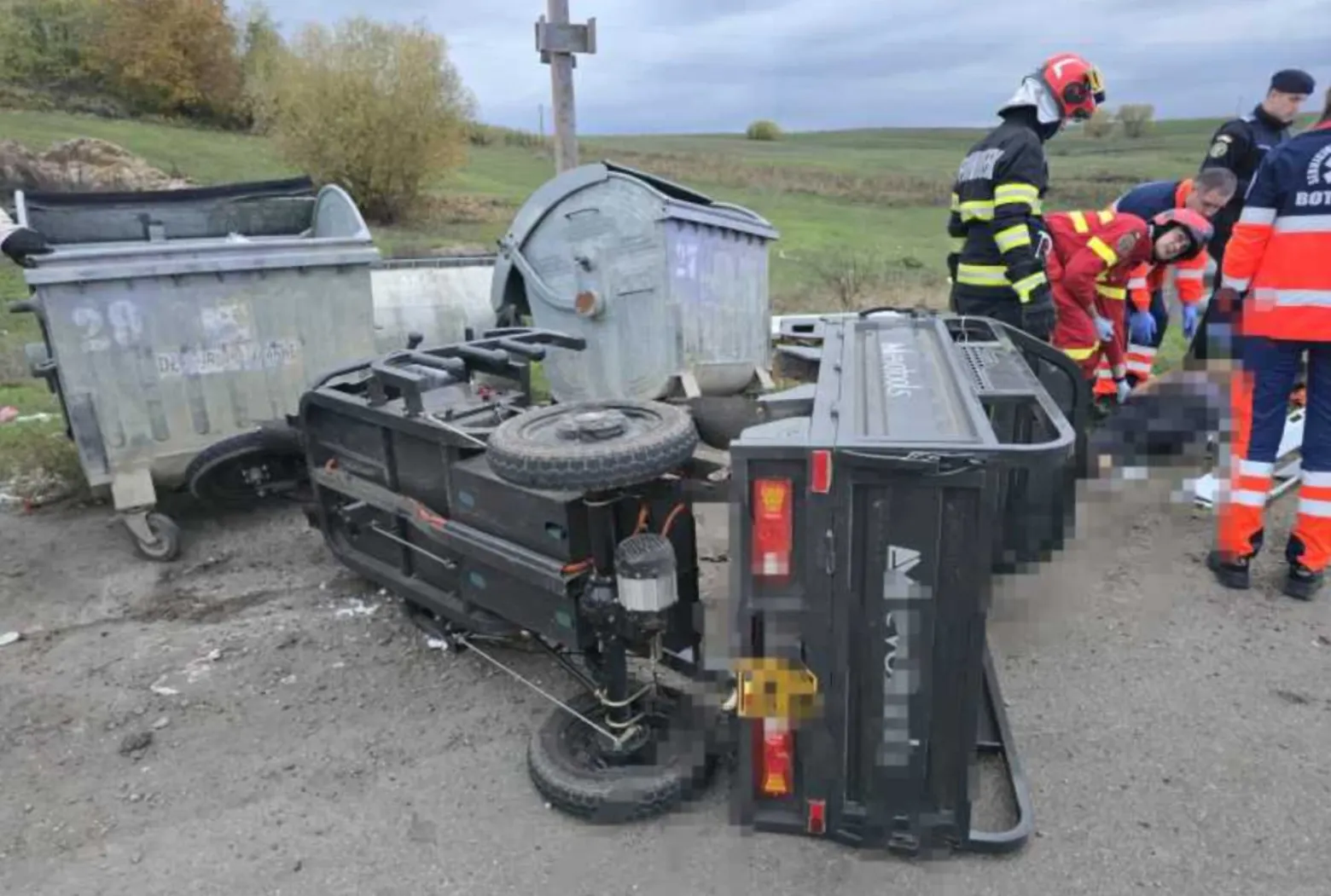accident in botosani- isu