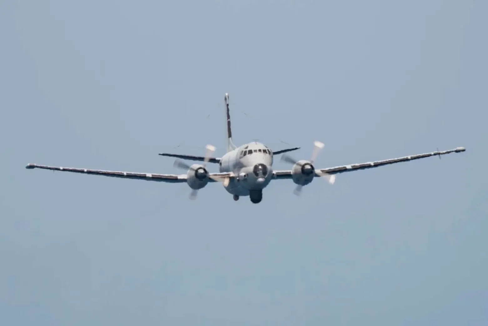 Avionul francez Atlantique 2 pentru supraveghere aeriana. Foto/Forțele Navale România