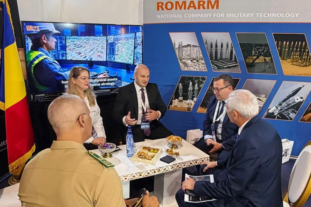directorul general al ROMARM, Răzvan Pîrcălăbescu