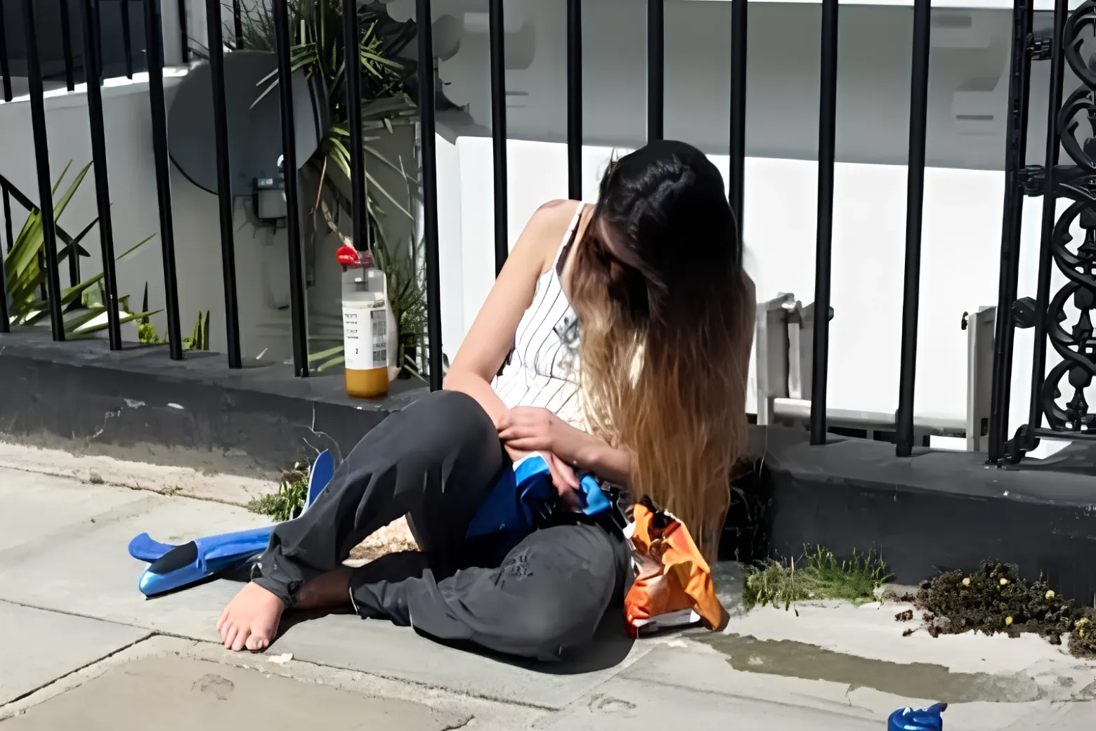 Mahrah Al Nahyan în stare de inconștiență