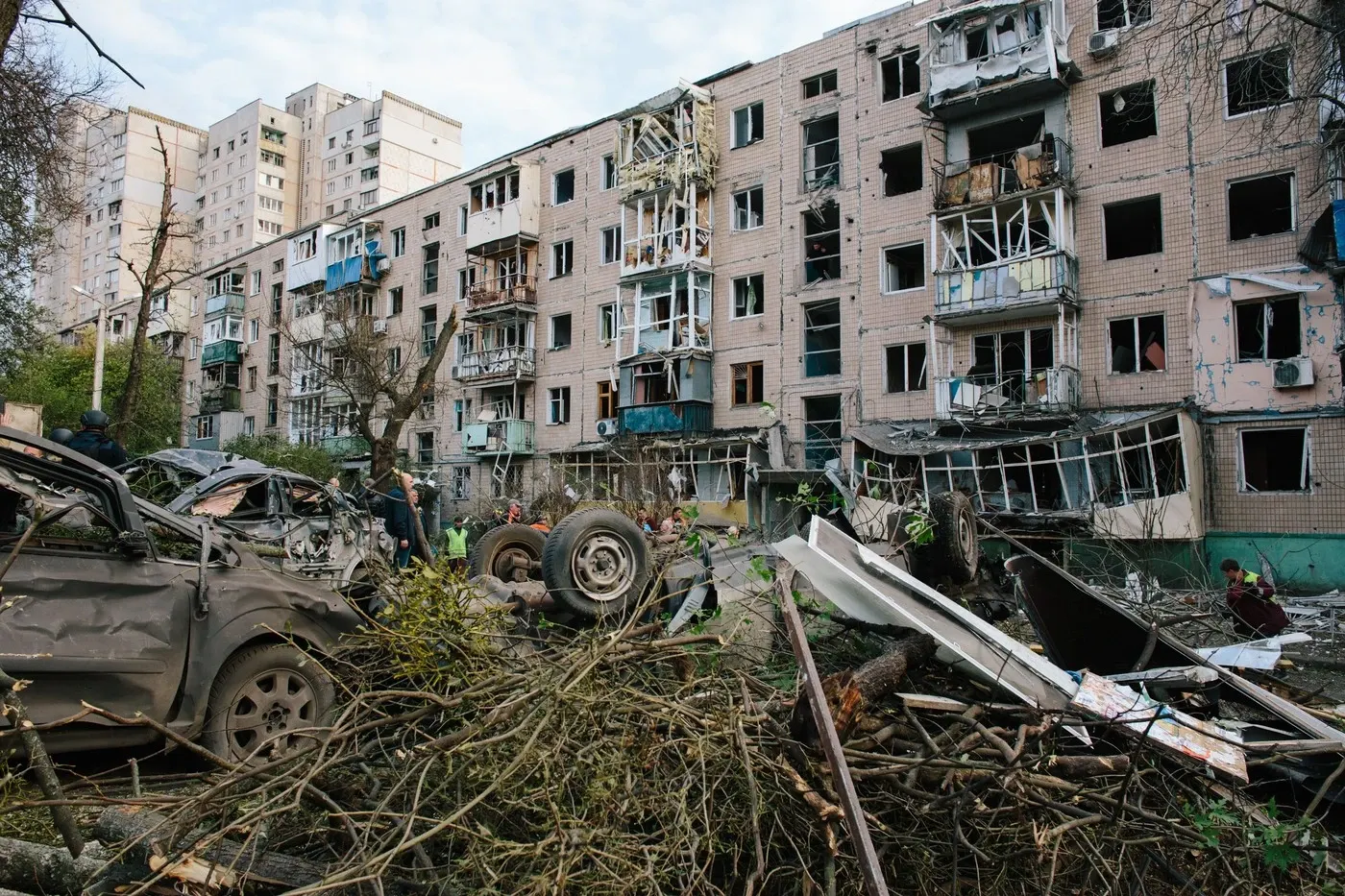 Harkov, lovit din nou de Rusia cu bombe ghidate