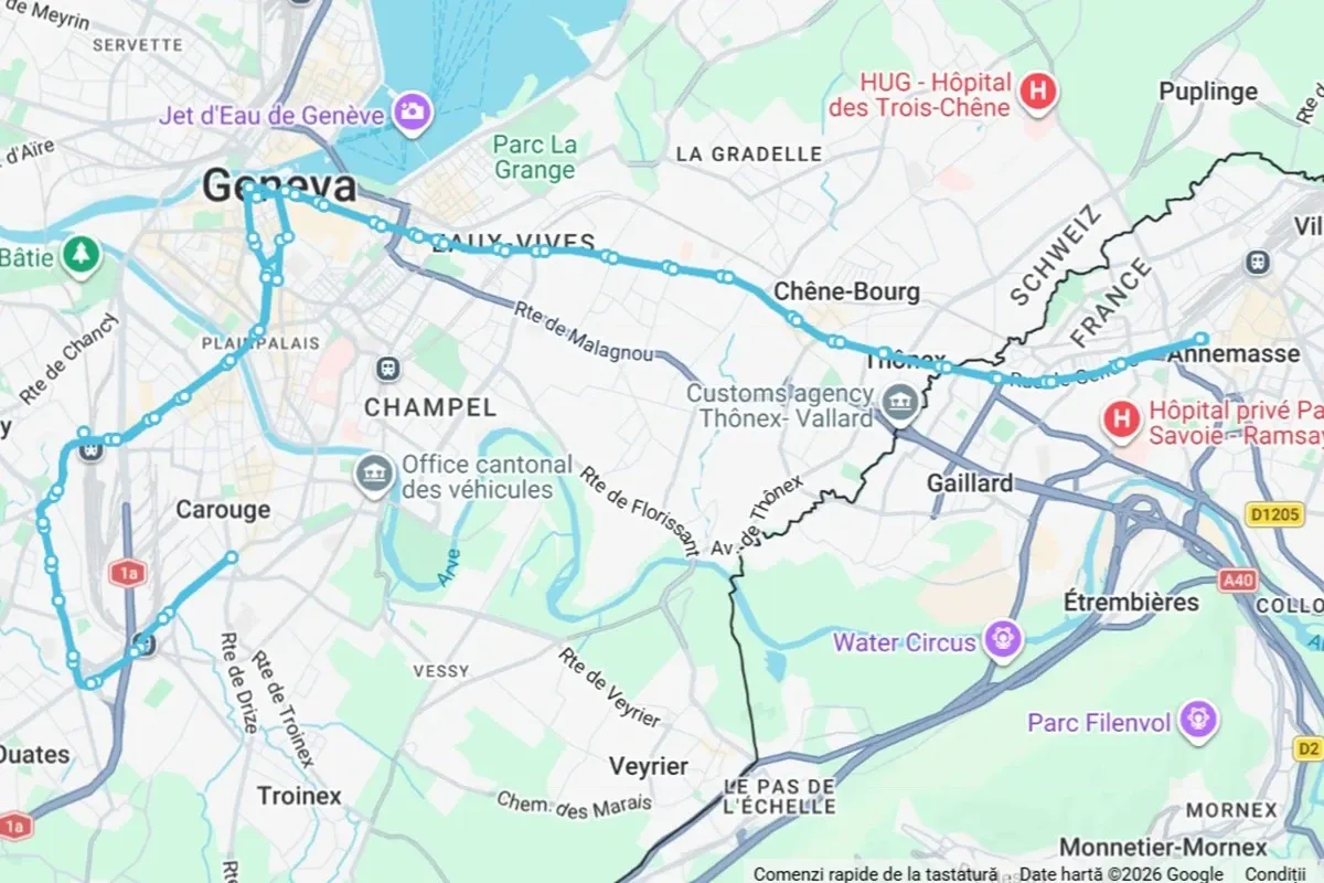 Hartă/ Captură citymapper.com