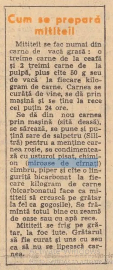 Miroase de cârnați. "Magazin" 1968/Ziare Arcanum
