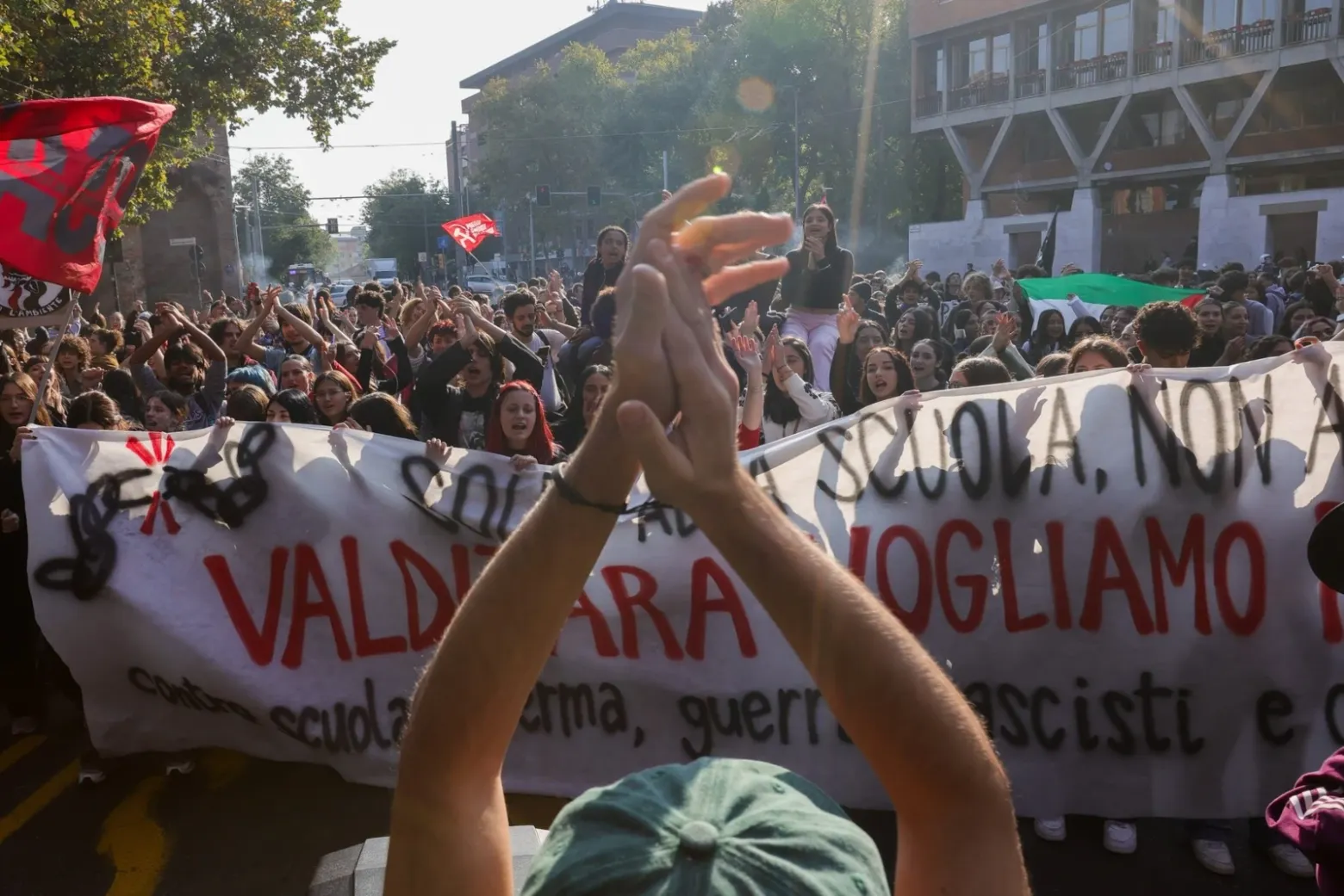 proteste in italia -porfimedia 