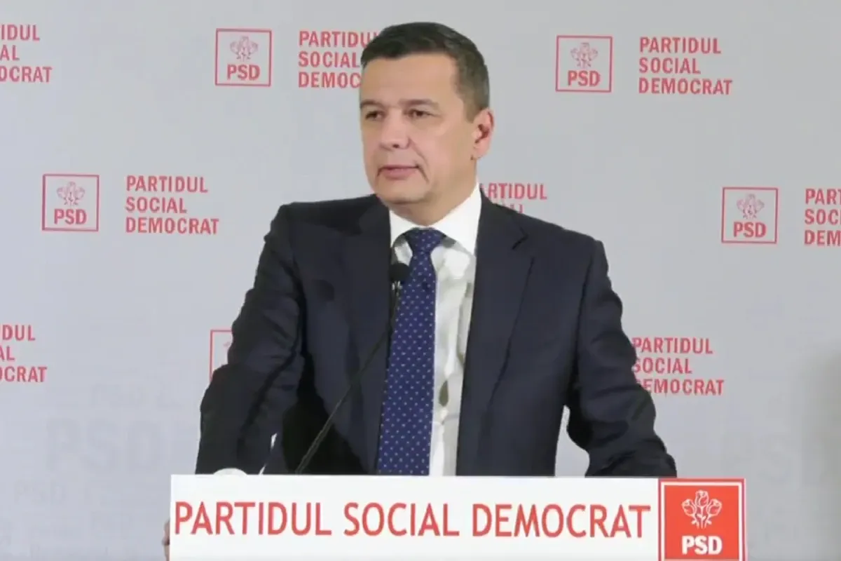 Sorin Grindeanu, la declarații / Sursa foto - Captură video