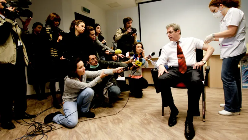 Adrian Streinu Cercel luptă împotriva gripei