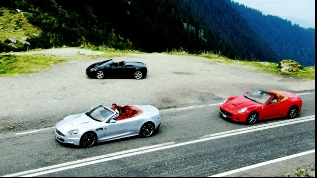 Vedetele Top Gear s-au plimbat şi pe Transfăgărăşan