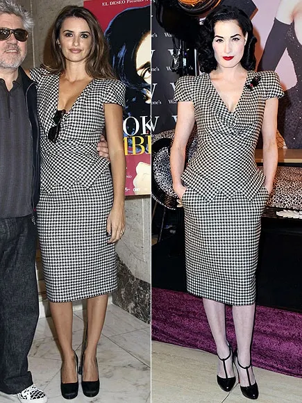Penelope Cruz şi Dita von Teese