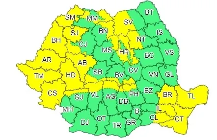 Val de aer POLAR peste România: Vremea se schimbă radical - Unde vor fi ploi, lapoviță, ninsori și îngheț - HARTA – poza 1