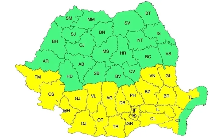 meteo galben