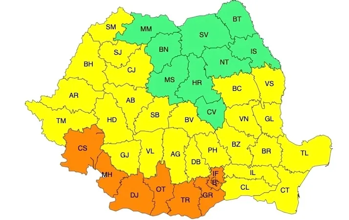 meteo galben