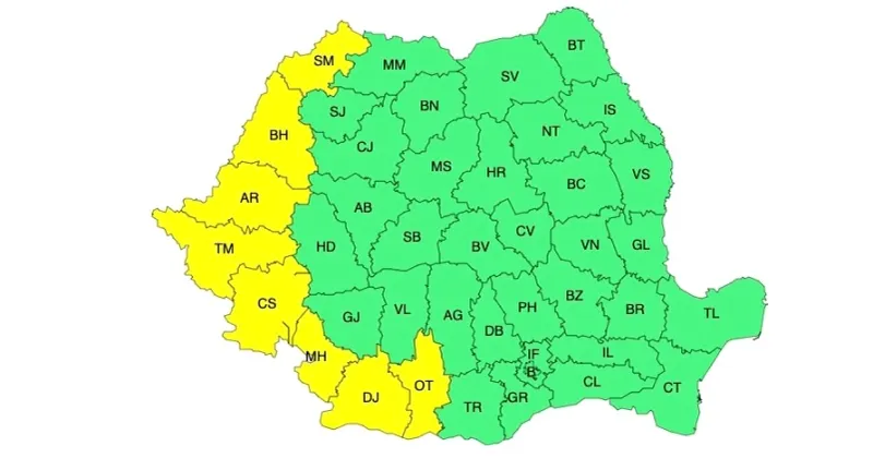 Revine arșița: ANM a emis cod galben de caniculă