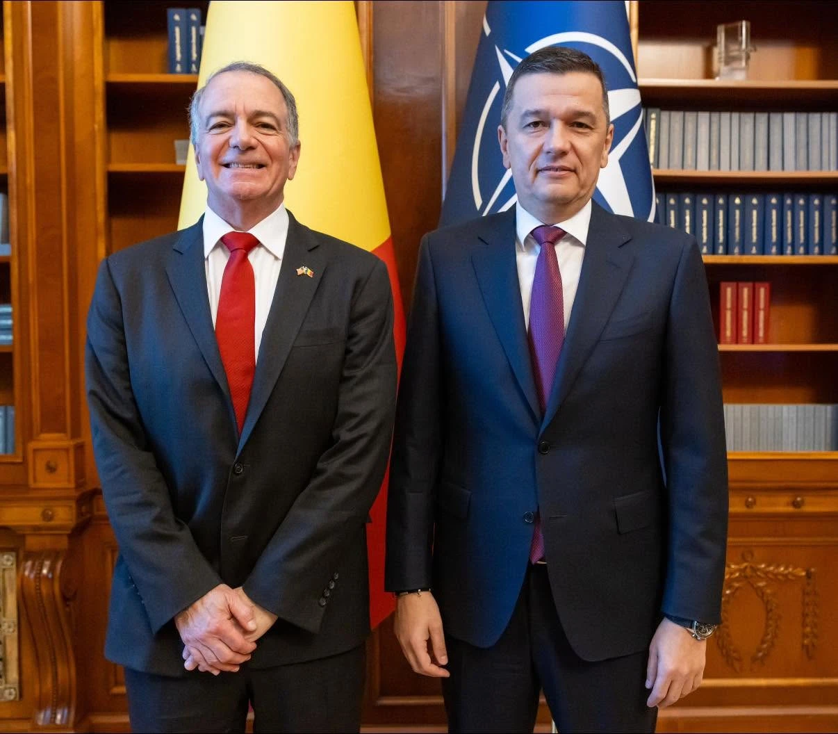 Articolul de presă care relatează întâlnirea dintre ambasadorul SUA, Darryl Nirenberg, și liderul PSD, Sori… — rated ADEVĂRAT