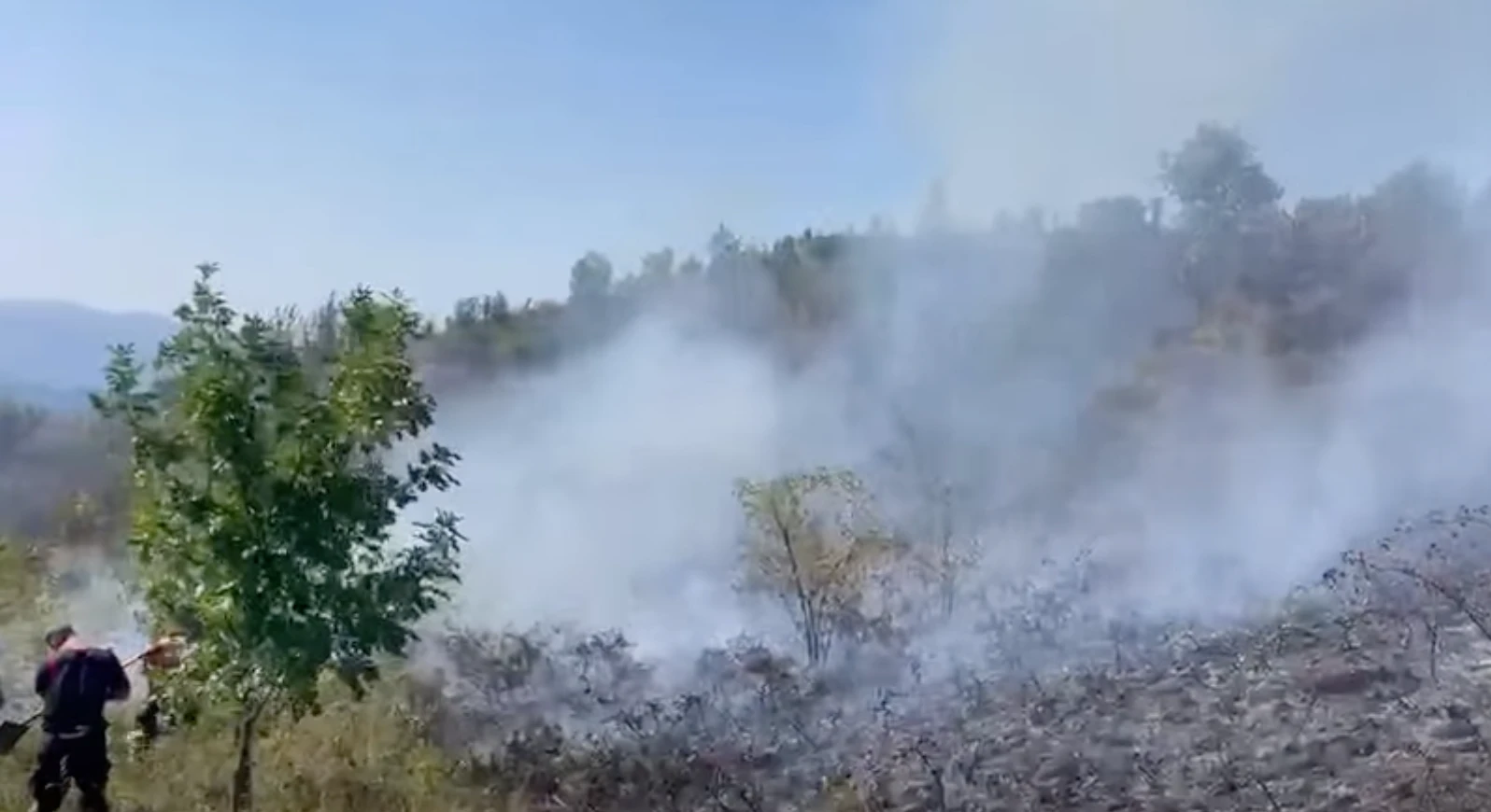 Alertă în Caraș-Severin: incendiile de vegetație se extind, zeci de pompieri și silvicultori se luptă cu flăcările - VIDEO