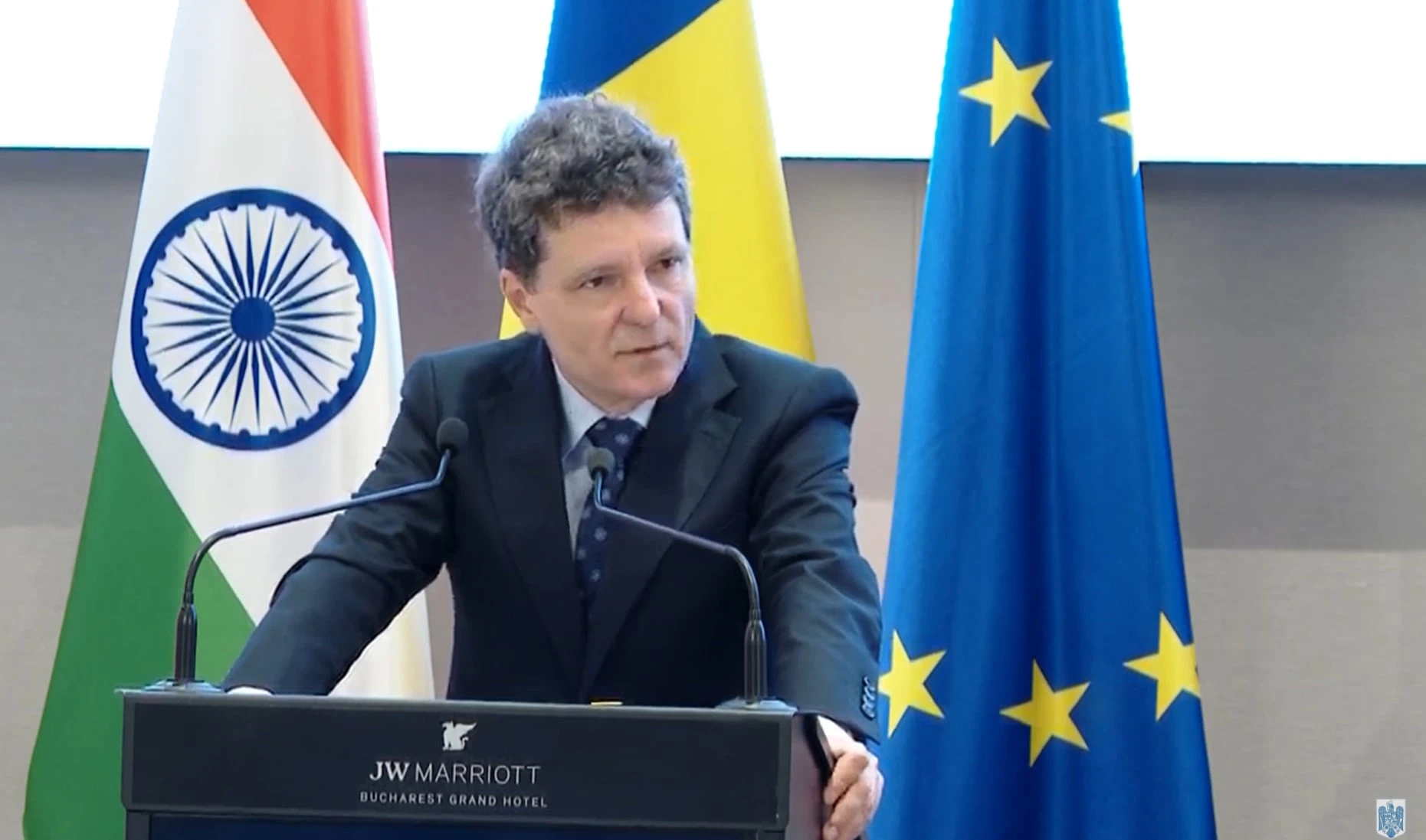 Nicușor Dan, întâlnire cu oamenii de afaceri din India și România - VIDEO