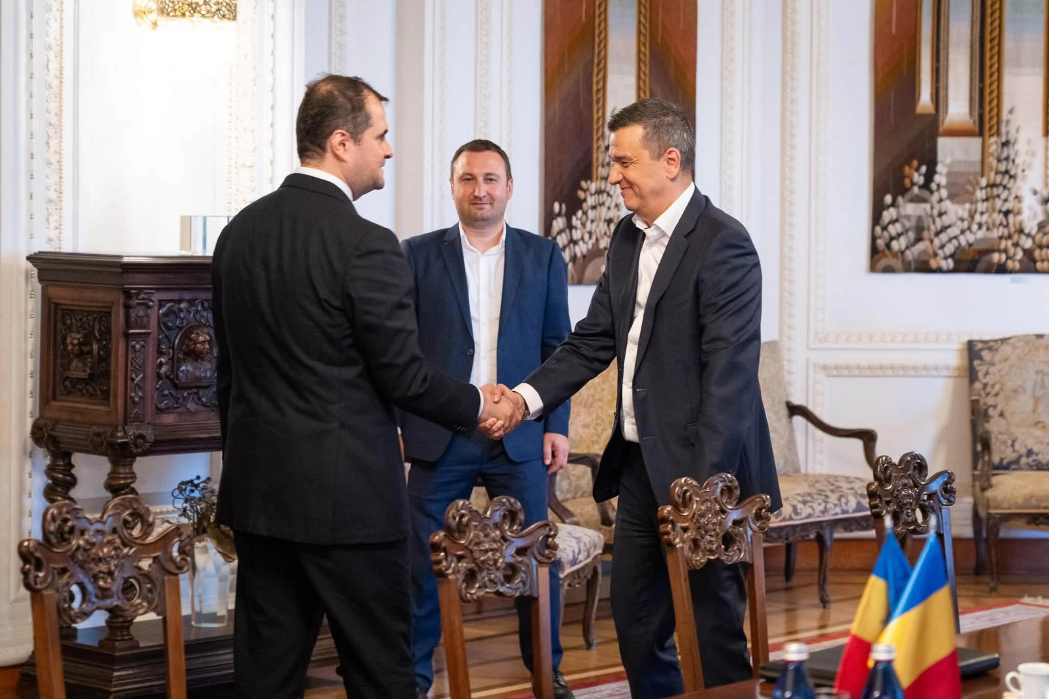 Întâlnirea oficială de joi, 30 iulie 2026, dintre președintele Camerei Deputaților, Sorin Grindeanu, și nou… — rated ADEVĂRAT