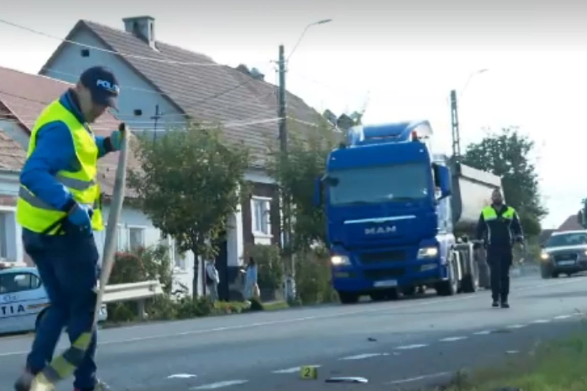 Tragedie în Bistrița-Năsăud O femeie de 69 de ani a fost lovită mortal de un microbuz, în apropierea unei treceri de pietoni